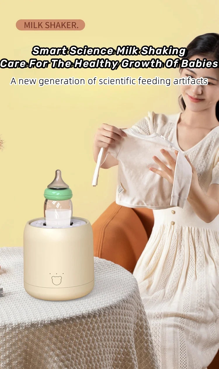 Infant Bottle Mixer Electric Automatic Mix Warm Formula Bottle Instantly Shaker USB Charging Hands Free Simple Cleaning Machine