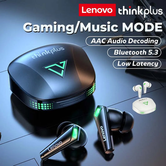 ERAZER XT85  Gaming Bluetooth 5.3 Earphone Wireless Headphones Stereo Sound Headsets with Mic Touch Control Lenovo Earbuds