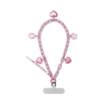 Colorful Beads Phone Straps Long Short Lanyard Phone Hanging Chain