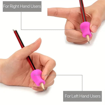5-10pcs Writing Corrector Finger Posture Correction Tool Trainer Children's Pen Writing Assistant Grip Suit Student Stationery