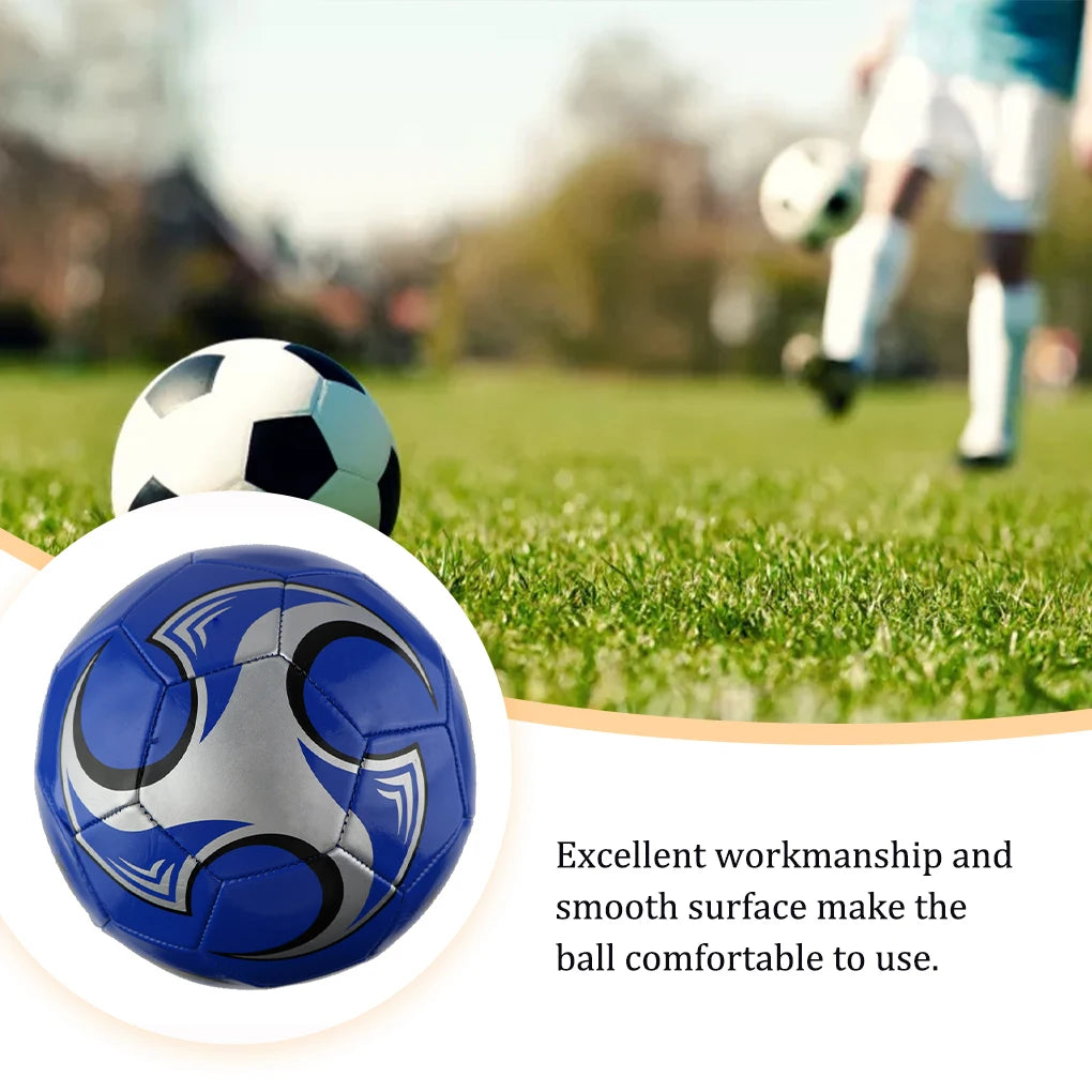 PU Leather Football Ball Children Competition Soccer Balls Waterproof Pressure Proof Size 5 Outdoor Sports Supplies
