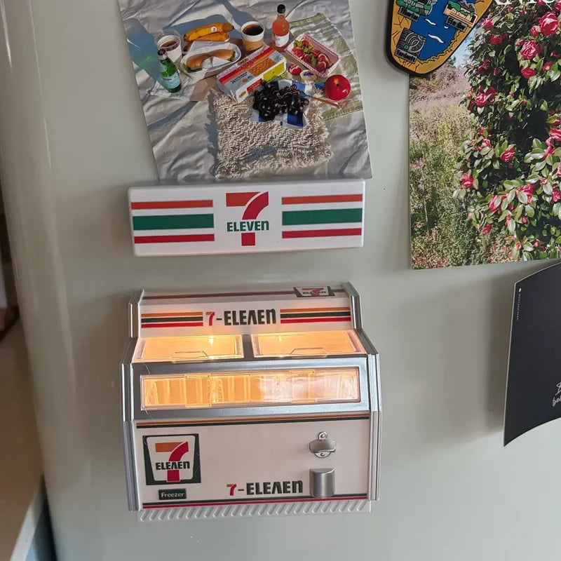 Room Decoration Fridge Magnets Coffee Shop Luminous Light Boxes Creative Convenience Store Light Signs Home Decorative Ornaments