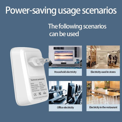 Electricity Energy Saver Pro Power Save 90V-250V Home Office Energy Saving Plugs US/UK/EU Stable Voltage Electricity Save Box