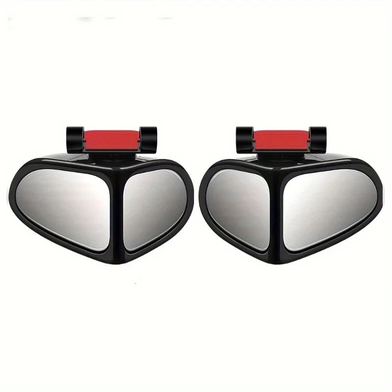 360 Degree Rotatable Side Car Blind Spot Convex Mirror Car Blind Spot Convex Mirror Rearview Parking Safety Auto Exterior Mirror