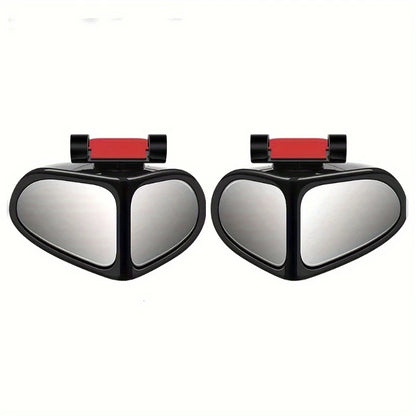 360 Degree Rotatable Side Car Blind Spot Convex Mirror Car Blind Spot Convex Mirror Rearview Parking Safety Auto Exterior Mirror