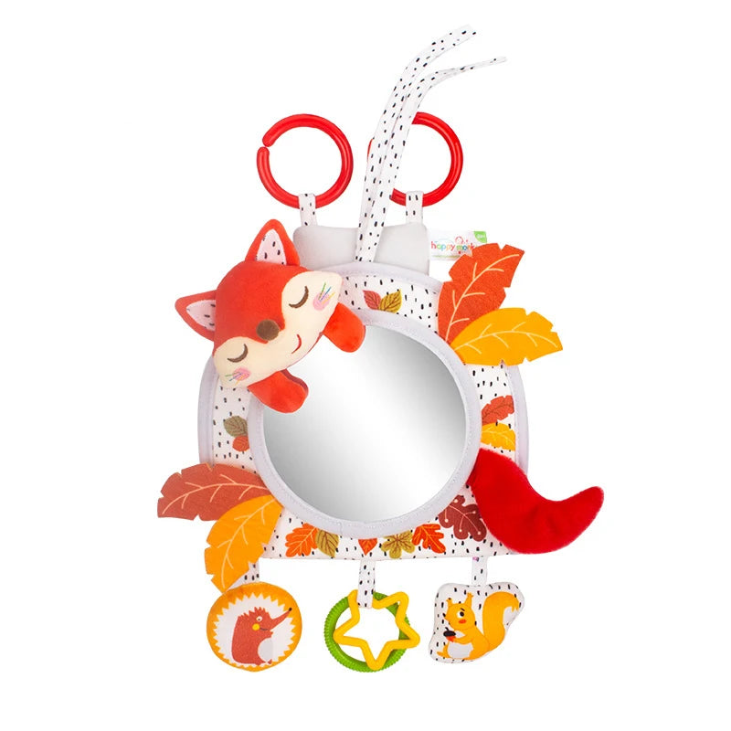 Black White View Back Seat Mirror Baby Car Mirror Safety Seat Headrest Rearview Mirror Baby Facing Rear Ward Car Kids Monitor