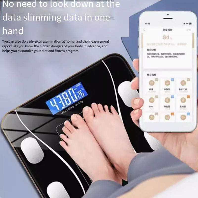 Electronic Scale Smart Bluetooth Weighing Human Charging Simple Weight Scale Weighing Household Fat Body Fat Measurement Scale