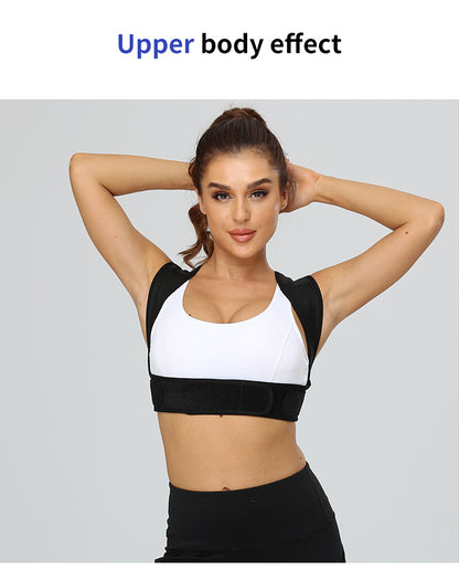 Posture Corrector for Women and Men Adjustable Upper Back Brace Shoulder Lumbar Support Belt Corset Posture Correction