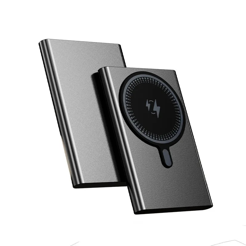5000/10000mAh Thin Wireless Power Bank Potable Charging Mobile Powerbank Magnetic External Battery for iPhone Huawei Xiaomi 2025