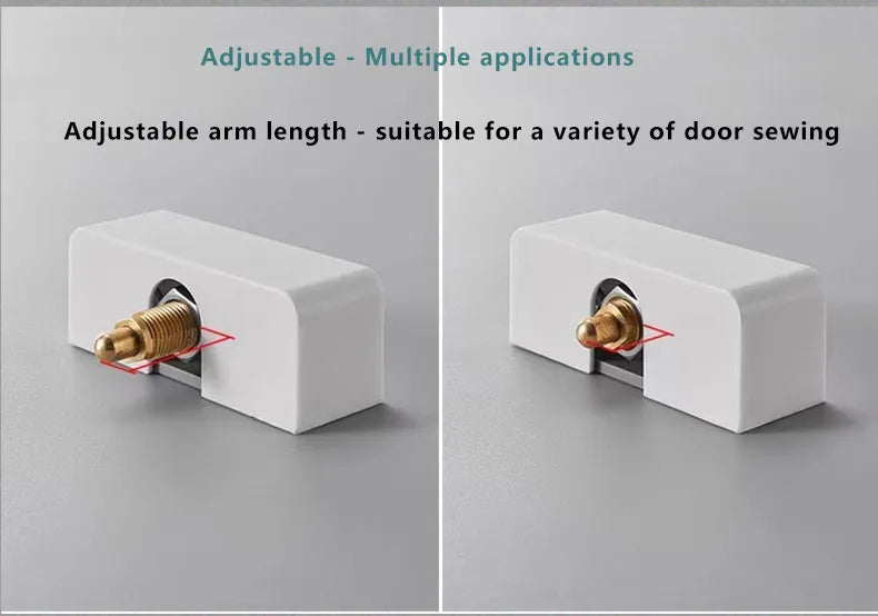 Door Buffer Damper Hydraulic Door Closer Wooden Door External Door Opening Household Silent Automatic Closing Anti-pinching