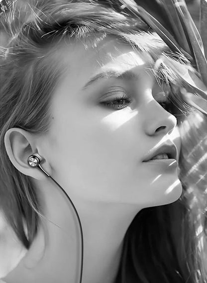 3.5mm Wired Earphone In-Ear Headset HIFI Heavy Bass Earbuds Monitor Sports Headset Stereo Music Gaming Headphone with Microphone