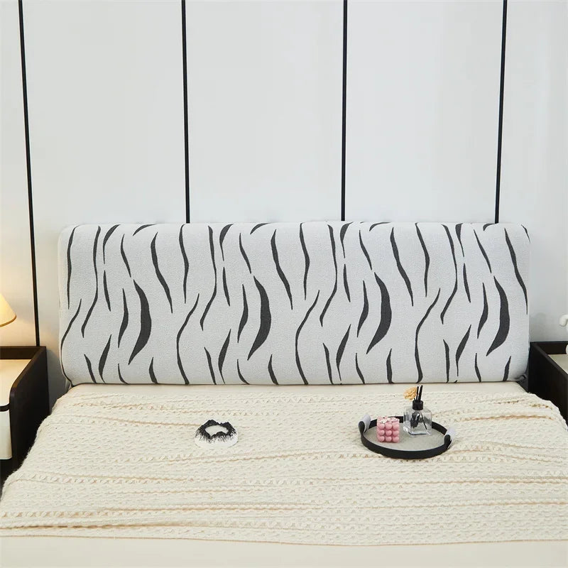 Headboard Bedhead Cover Dust Cover Double Bed Covers Durable Bed Back Protection Elastic All-inclusive Bedhead Cover Home Decor
