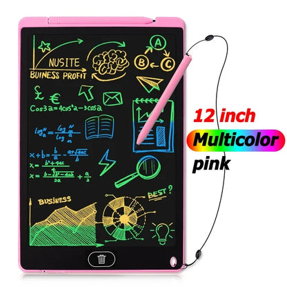 Tablets Electronic Handwriting Pad 12 inch Writing Board Drawing Tablet LCD Screen Writing Tablet Digital Graphic Toys for child