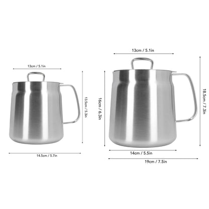 Oil Strainer Pot 304 Stainless Steel Oil Filter Large Capacity Ergonomic Handle Grease Container With Strainer Oil Storage Can