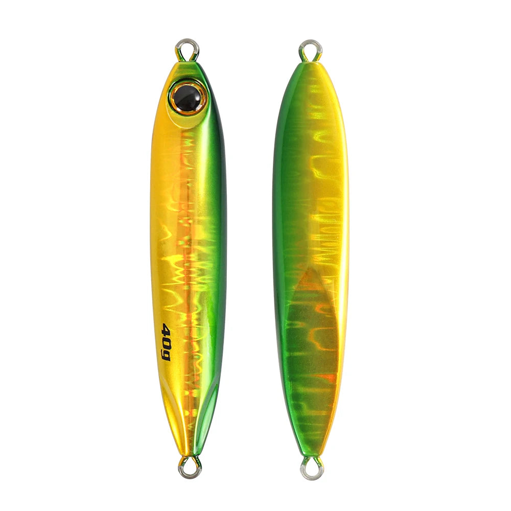 JIGGING PRO 40g 60g Slow Blatt Cast Slim Shore Jigging Lure Long Cast Metal Jig Fishing Bait