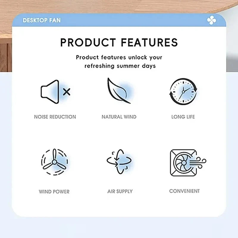 Rechargeable Portable Electric Fan 720° Rotating Hanging Clip Fan Night Light Air Cooler Outdoor Camping Small fans ventilador