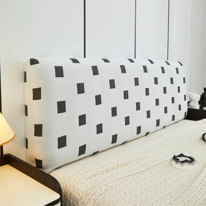 Headboard Bedhead Cover Dust Cover Double Bed Covers Durable Bed Back Protection Elastic All-inclusive Bedhead Cover Home Decor