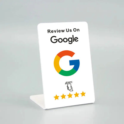 Slim Size NFC Google Reviews for Google Reviews Social Business Review Cards NFC Stand