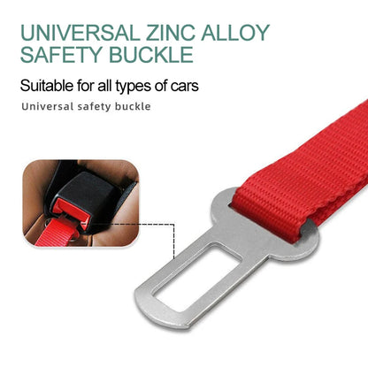 New Dog Car Belt Cat Car Seat Belt Pet Seat Vehicle Dog Harness Lead Clip Safety Lever Traction Dog Collars GXQ05