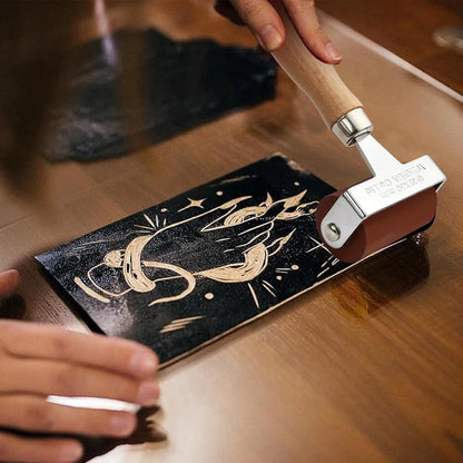 3 Pack Rubber Rollers, Mixed Size Rubber Roller Tools For Printing, Ink Roller Stamping Shavings, Craft Scrapbooking