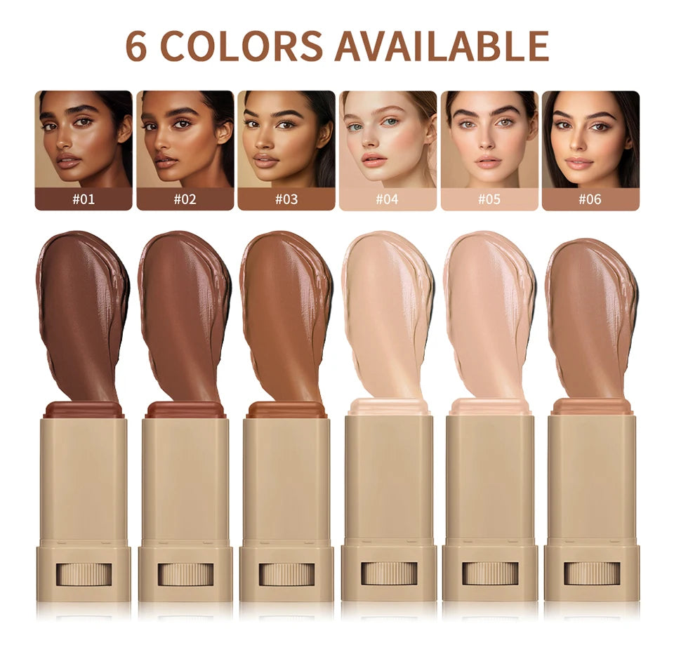 Magic Eraser Foundation Stick Long-wear Lightweight Brighten Stick  Face Concealer Blemish Flawless Contouring Beauty Makeup