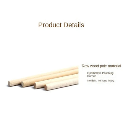 Interactive Cat Toy Kitten Funny Colorful Rod Cat Wand Toys Wood Pet Cat Toys Interactive Stick Pet Cat Supplies Stick Playing