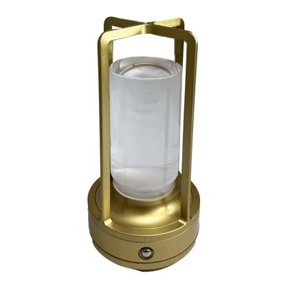 LED crystal table lamp Plastic Rechargeable touch night lamp Bedroom Bedside table lamp Restaurant decorative lamp