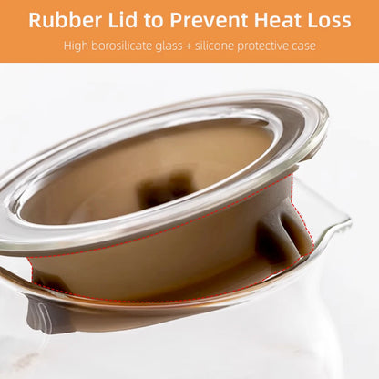 600ml Glass Coffee Carafe, Coffee Pot Clear Standard Coffee Server for Pour Over Coffee Maker