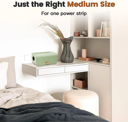 Cable/Cord Organizer Box, Cord Management Box to Hide Wires & Power Strips, Cord Hider Box, Desk Charger Cable Organizer