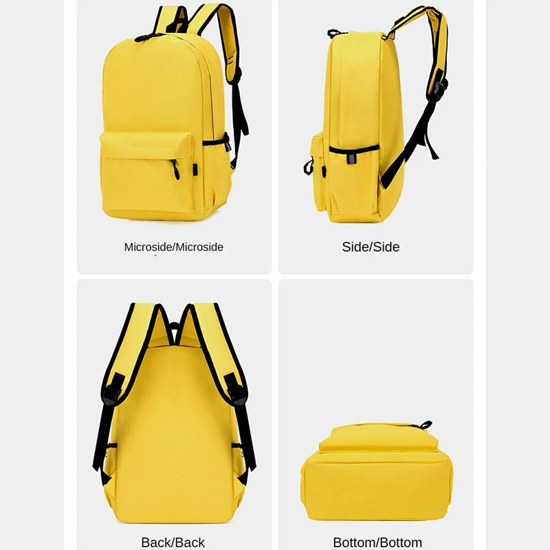 Personalized School Bag Custom Logo School Backpack Training Class Gift School Name Pattern Elementary school backpack wholesale