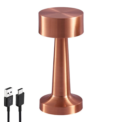 LED Touch Table Lamp Desktop Night Light Rechargeable Cordless Decor Lamp for Restaurant Hotel Bar Bedroom Bedside Light Lamp