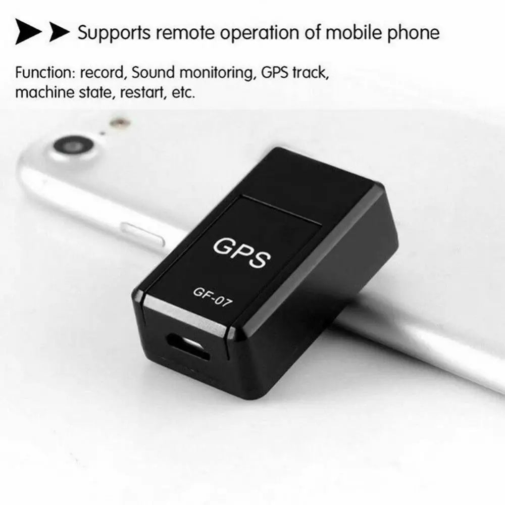 Powerful Magnetic GPS Car Tracker GF-07 for Vehicles, Motorcycles, Bikes & Pets - Real-Time GSM/GPRS Locator &Positioning Device