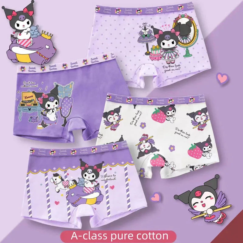 Children's Pure Underwear Boys And Girls Princess Cartoon Underwear Cartoon Sweet Cute Babys Briefs