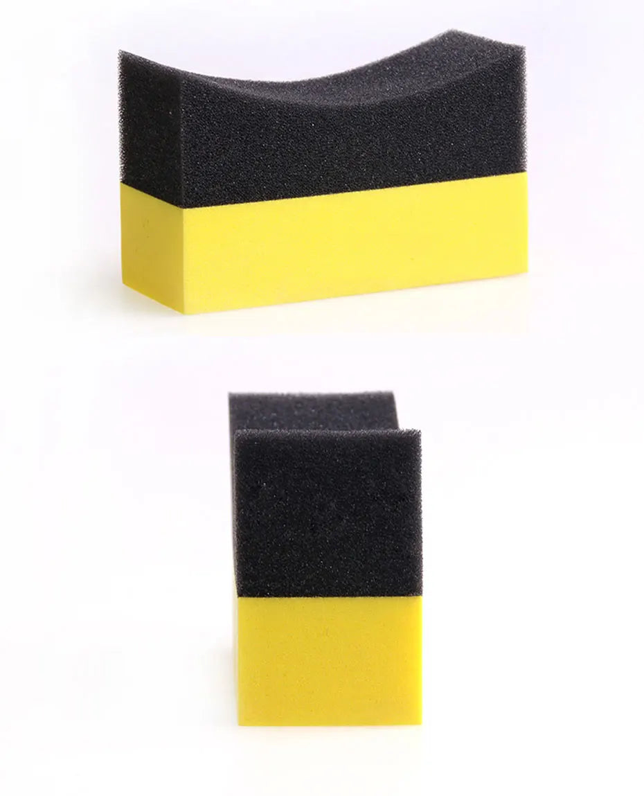 5/10pcs Auto Cleaning Sponge Brush Set for Car Wheel Tire Wash Wipe Water Suction Sponge Pad Wax Polishing Tyre Brushes Tools