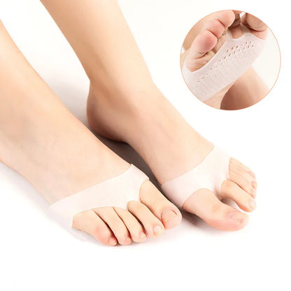 1 Pair Silicone Rubber Gel Socks Anti Cracking Liner Heel Socks Elastic Silicon Moisturizing Foot Skin Care Heel Foot Protection