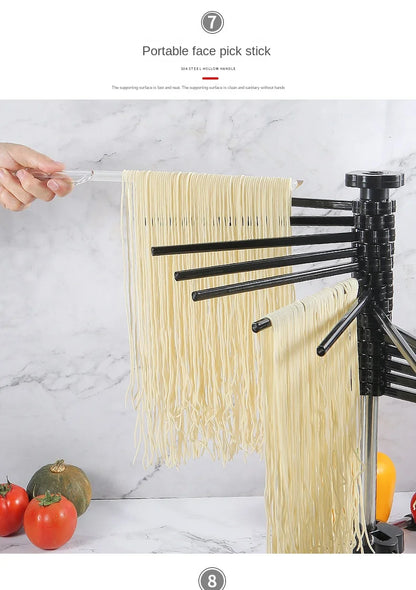 Drying rack manual rotating drying rack wake-up special hanging rack foldable easy to store kitchen tools