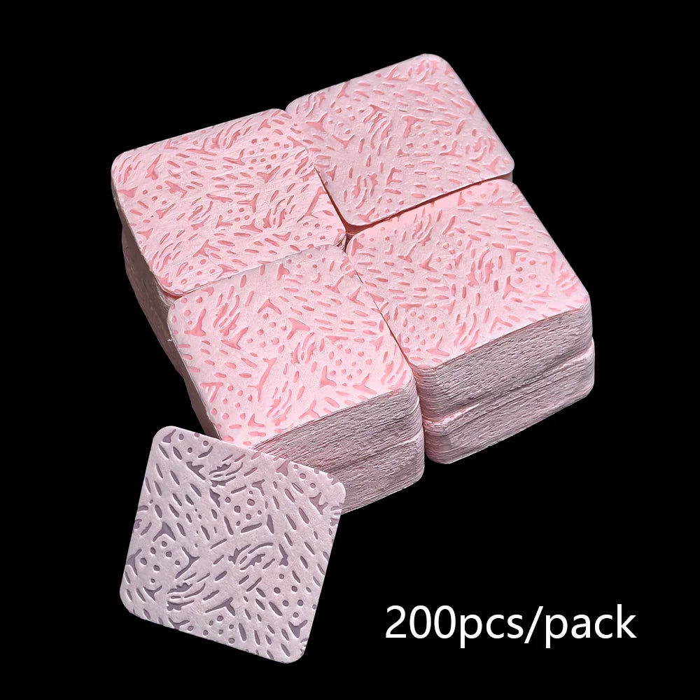 Lint Free Nail Wipes Nail Polish Remover Eyelash Extension Glue Cleaning Wipes Absorbent Soft Removal Tool for Nail Art