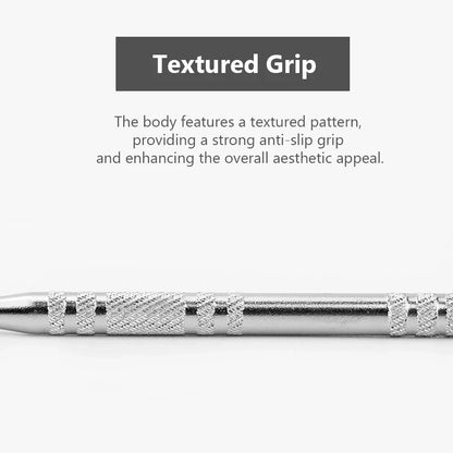 3Pcs Ingrown Toenail Correction Tool Set, Stainless Steel Double-Ended Nail Files, Paronychia Care, Foot Cleaning Tools