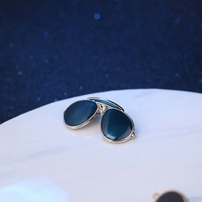 Fashion Accessories Sunglasses Shape Jackets Suit Accessories Shirt Brooch Badge Collar Pins Glasses Brooch