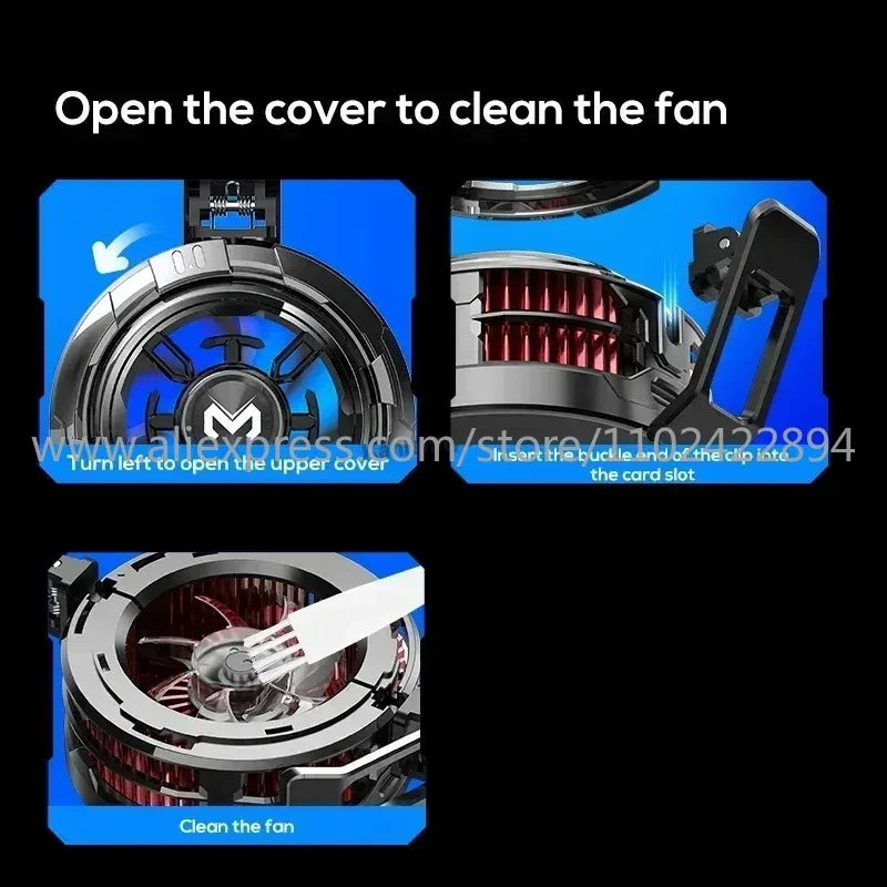 MEMO CX08, 2 in 1 Thermoelectric Phone Cooler and Wireless Charger, Semiconductor-Based, for iPhone & Android Phones