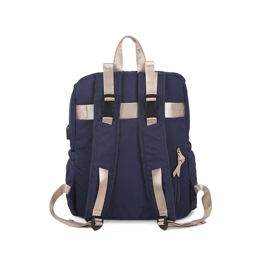 Diaper Bag Backpack,Waterproof Baby Diaper Bag with Changing Pad Converts into Baby Tote Bag Diaper Backpack Stroller Bag and Cr