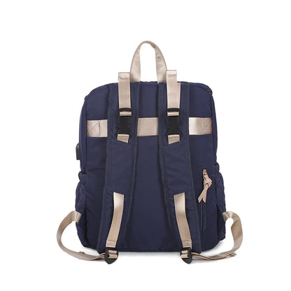 Diaper Bag Backpack,Waterproof Baby Diaper Bag with Changing Pad Converts into Baby Tote Bag Diaper Backpack Stroller Bag and Cr