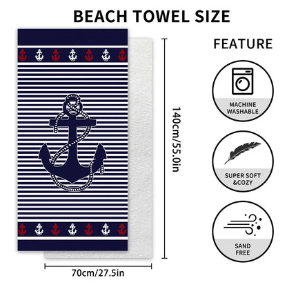 Beach Towels Large Sand Free for Adults Quick Drying Towel Swimming Super Absorbent Microfiber Bath Print Sports Surf Sea Travel