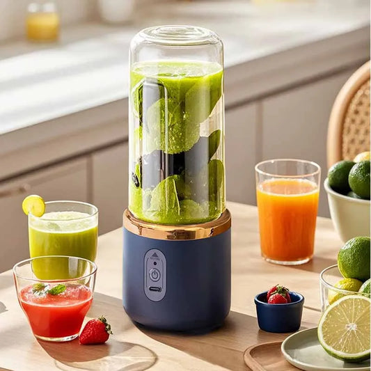 1pc handheld blender bottle 6 blades Multifunction juice blender Fresh juice Smoothie Ice CrushCup Food pro juicer machine