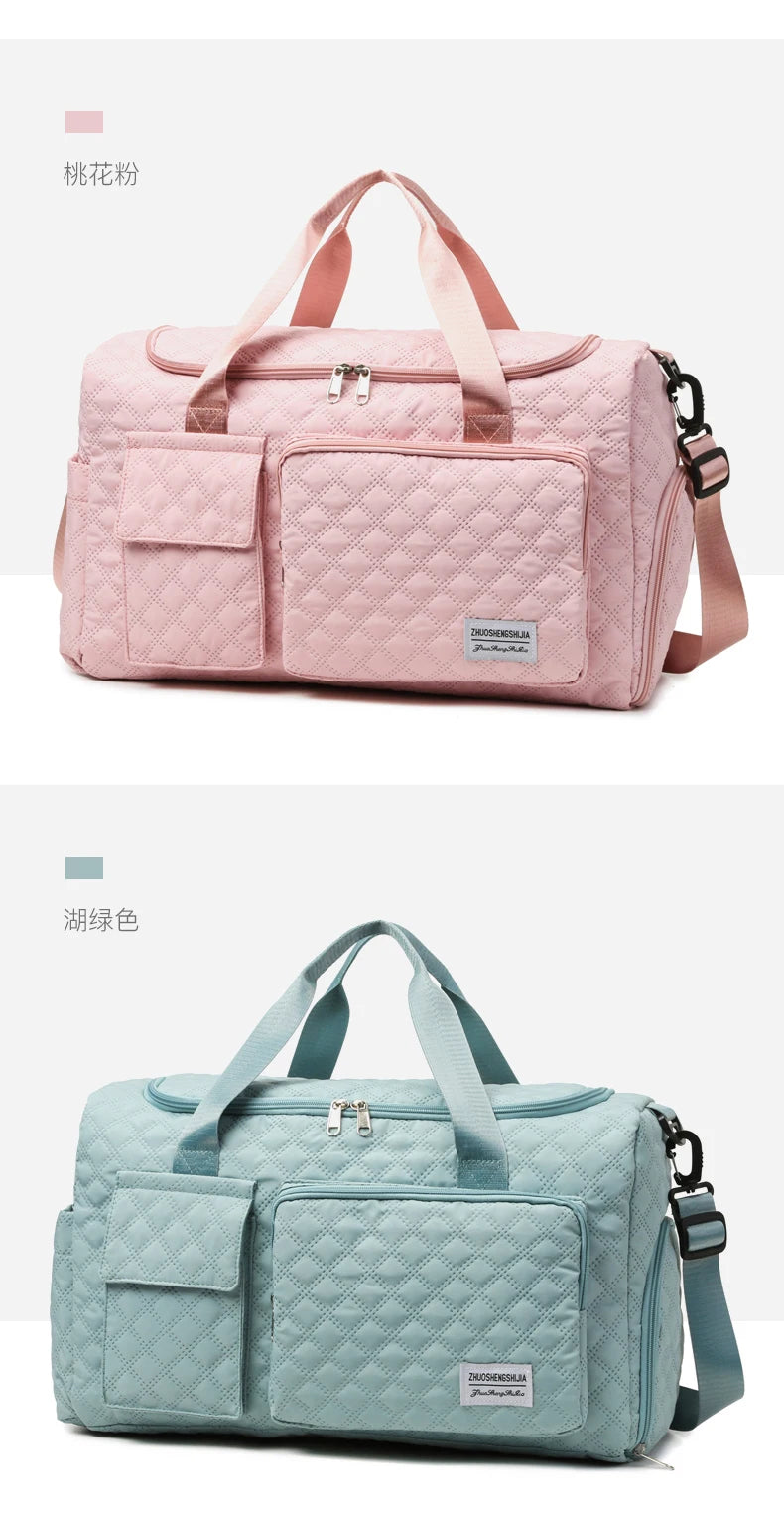 Fashion Travel Bag Handbags Large Capacity Carry On Luggage Bags Men Women Shoulder Outdoor Tote Waterproof Sport Gym Bag