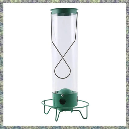 WON Droll Yankees Squirrel-Proof Wild Bird Feeder Outdoor Patio Wrought Iron Hanging Bird Feeder