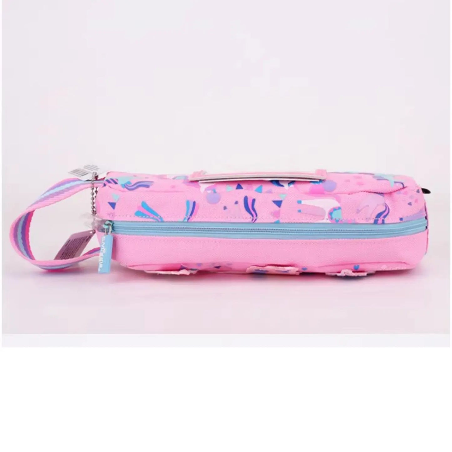 Australian Smiggle Backpack Pink And White Unicorn Student Stationery Backpack Lunch Bag Water Cup Student Gift