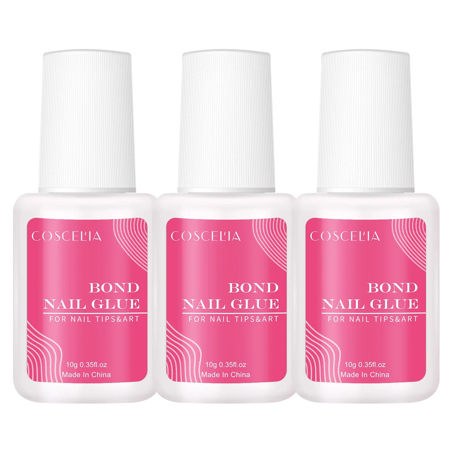 COSCELIA 10G Nail Glue False Nail Tips Glue Clear Color Nails Tools