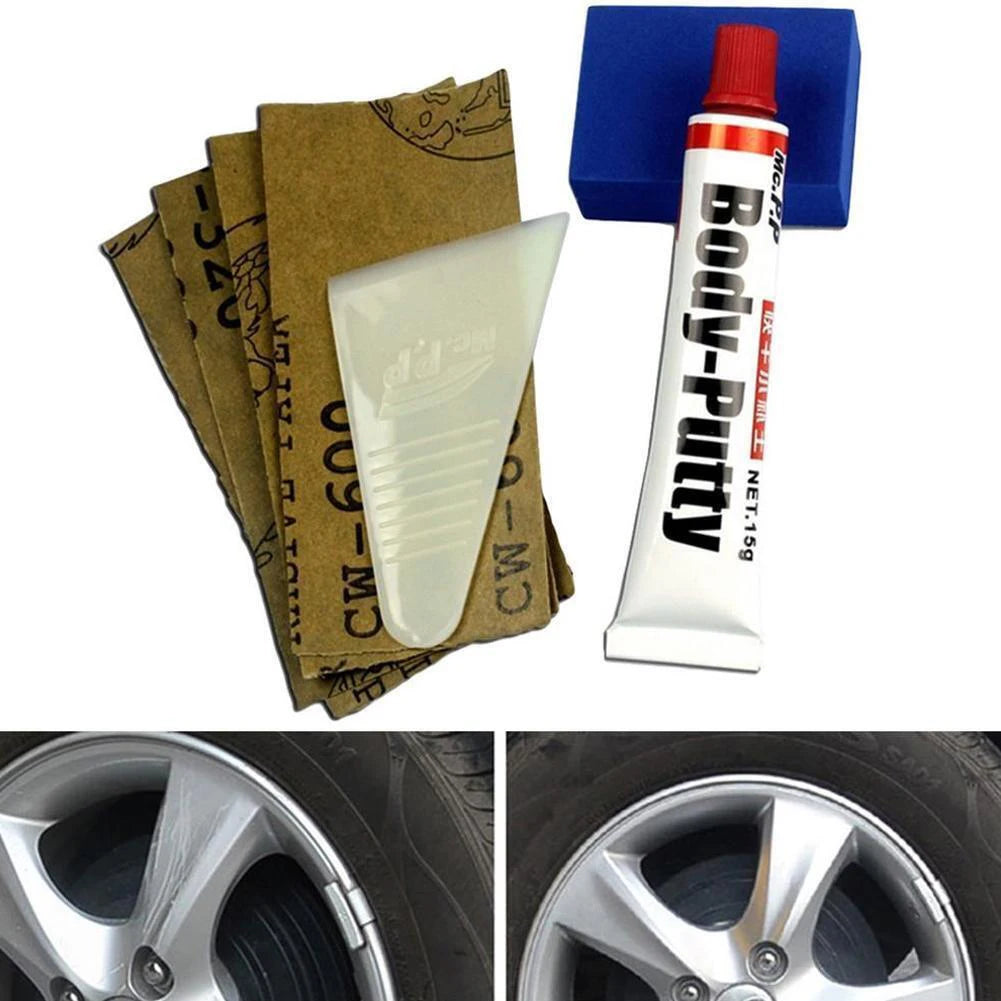 Smooth Repair Tools Scratch Filler Body Putty Assistant Car Accessories Grease Paint Repair Tool Sandpaper Pad
