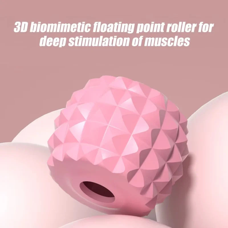 Leg massager ring clamp leg roller slimming leg artifact relaxation and unblocking roller double massage to relieve soreness